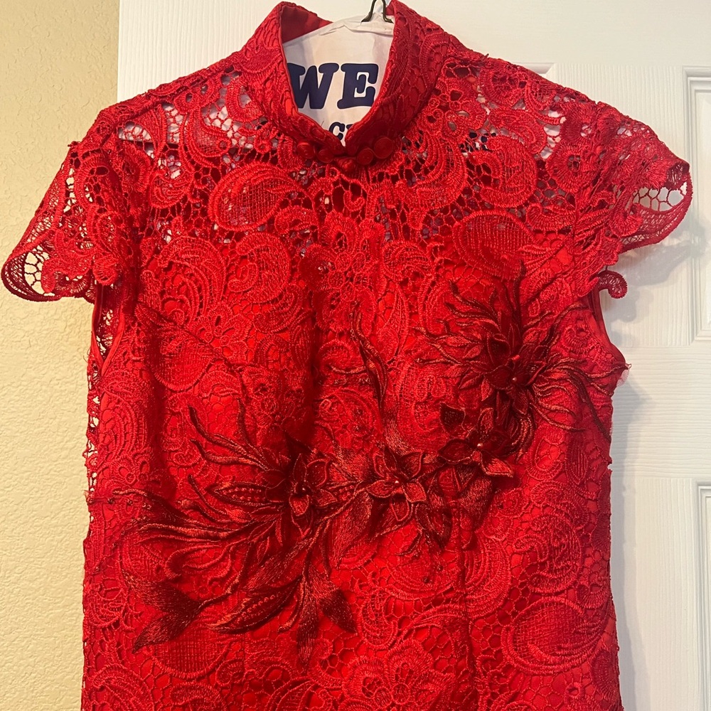 Chinese wedding Qipao dress